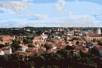 60x40 cm Vilniaus senamiestis